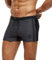 Arcweg Badehose Herren Eng Kurz Badeshorts mit Tunnelzug Schwimmhose Wassersport Kurze Hose UV Schutz Jungen Schwimmwear Schulschwimmen (Grau, M)