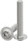 Linsenkopfschraube mit Flansch und Innensechsrund/Torx (ISR,TX) nach Norm: ISO 7380-2 rostfreier Edelstahl A2 V2A Vollgewinde Flanschschraube Flachkopfschraube (M6 x 18 mm, 10 Stück)