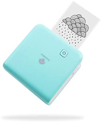 Phomemo M02 Pro 300dpi Mini Impresora, Impresora Térmica Bluetooth Impresora de Bolsillo sin Tinta para Teléfono, Impresora Térmica de Etiquetas Adhesivas para Decoración, Anotaciones, Manualidades
