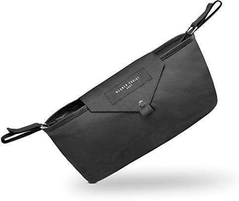 Kinderwagen-Organizer Tidy von WERNER CHRIST BABY – Wickeltasche mit allen Kinderwagenmodellen kompatibel, Befestigung mittels zwei starken Klettbändern, wasserabweisend in stone
