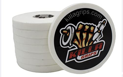 KillaGrips Weißes Fingerband – Athletic Sports Tape für Finger | 0,8 cm – für Wrestling, Gewichtheben, Kampfsport, Fußball, Klettern, BJJ Tape, Grappling, CrossFit und Volleyball Tape