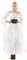 FCCAM Renaissance Viktorianisches Mittelalterliches Langes Gothic Kleid - Weiß, S/M