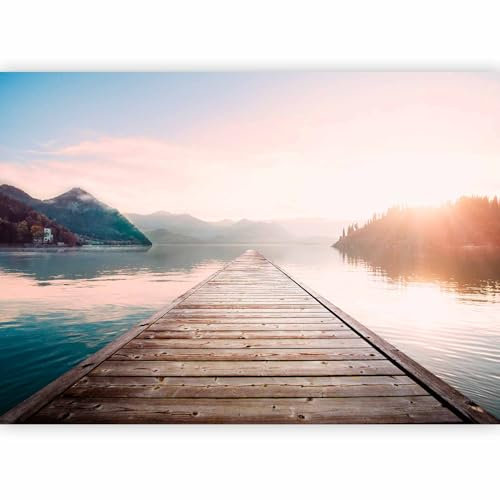 murando - Papier peint panoramique nature 350x256 cm - Revêtement mural décoration pour chambre salon cuisine - Design unique et moderne - Marron noir gris beige - b-C-10242-a-a