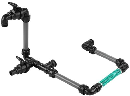 REKUBIK IBC Adapter S60x6-2 IBC hintereinander Schwanenhals Tankverbindung Schlauch Größe 50mm (2)