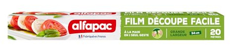 alfapac - film découpe facile - découpe à la main - 20M