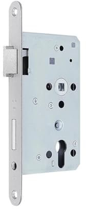 Panik-Einsteckschloss 1201 Fkt.D rd 24/65/72/9mm D IN R VA BKS