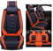nenyan Autositzbezüge Komplett Set Universal | Schonbezüge für Opel Grandland Crossland Mokka X | Auto Sitzbezüge Orange