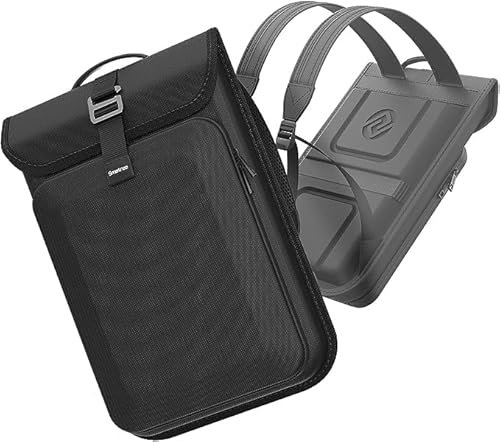 Smatree Mochila para ordenador portátil, bolsa de viaje compatible con portátiles LG Gram 17, 15,6 Aspire 3 de 17 pulgadas, modelo grueso, con cremallera no se cae (no compatible con otros portátiles