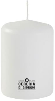 Vela diámetro 7 cm altura 10 cm - Blanco