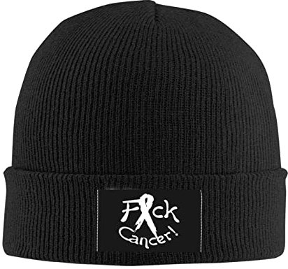 934 Mütze FCK Cancer Cuffed Plain Hat Unisex Winter Thermomützen Mehrweg Wintermützen Für Damen Winter Skifahren
