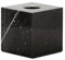 tint LED-Tischleuchte E27, Marmor, schwarz