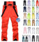 Schneehose Damen - Ski Hosen Für Frauen Schneehose Damen Wasserdicht 48 Snowboardhose Winter Mädchen Skihose Übergröße Große Größen Winterhose Mit Trägern Herren Baggy Und Jacke Pants Women Größe 50
