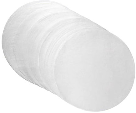 Cozylkx 100 Pièces Feuilles De Papier Cuisson Antiadhésives, 3,93 Pouces (10 Cm) Feuilles De Papier Sulfurisé Rondes Doublures De Moules à Gâteaux Papier Sulfurisé pour La Cuisson Au Four