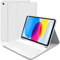 iPad 10th/(A16)11th Generation Case with Keyboard 10.9 inch 2022/11 inch 2025 - Wireless Detachable Folio Keyboard Case for iPad 11/10 Gen - Gery White