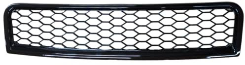 Waben- Gitter- Kühler- Sport- Front- Rippen- Grill ohne Emblem Schwarz Glanz kompatibel mit A4 B6 8E