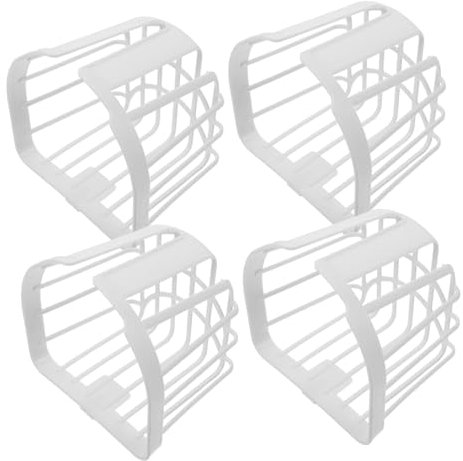 Mipcase Cesto da Appendere alla Parete per Esterni - Cestini per Piantare Felci Bianchi in Stile Rustico Contenitore Salvaspazio per Piante Ideale per Larredamento della Casa