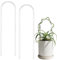 Confezione da 2 graticci in acrilico ispessito a forma di U, per piante da interno, piccoli tralicci trasparenti per piante in vaso, piante rampicanti, accessori da giardino per Pothos Hoya graticcio