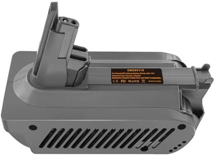 CLSXLVRP DW20V11S Battery Adapter ,Compatible For Dewalt, 20V Li-Ion Battery To ,Compatible For Dyson, V11 SV15 Battery Work With V11 Series Vacuum Cleaner DW20V11S