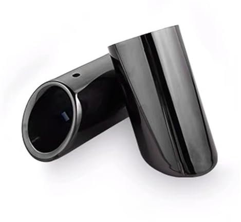 Auspuffspitze Für VW Für Touran 5T1 1.4TSI 1.8TSI 2.0TDI Auto Endrohr Auspuff Schalldämpfer Spitze Rohr Abdeckung Auspuffrohr Spitzen(70mm Black)