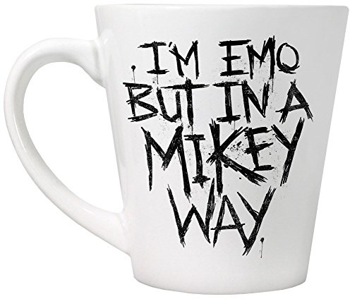 Grindstore Latte-Becher I'm Emo But In A Mikey Way weiß