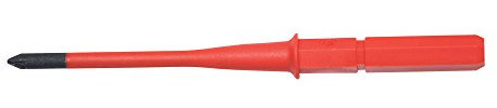 C.K Dextro VDE Spare Blade PZ1 x 80mm, T4925PZ1, Pozidriv Blade for Interchangeable Screwdrivers Set T4925, Electricians Insulated Terminal Screwdriver Pozi, Electrical Screw Driver, Hand Tools