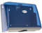 PrimeMatik - Papiertuchspender für hygienische Einzeltuchentnahme. Toilettenpapierhalter Handtuchspender in blau
