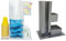 Circuito AUT AUT Porta cialde o capsule per caffè in plexiglass ad una colonna con vani per palettine e zucchero - espositore in plexiglas disponibile i vari colori