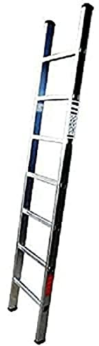 Homelux 825012 Escalera Aluminio Simple, 2.5 m, 9 Peldaños, 4.5 kg