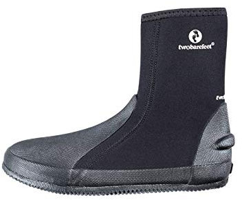 Two Bare Feet 5mm Neoprene Unisex Wetsuit Boots | Insulated for Diving, Snorkeling & Surfing | Non-Slip Sole, Flexible & Comfortable Design for Water Sports (5mm 6015, UK 9)