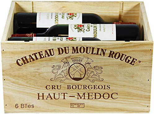 Château du Moulin Rouge 2018 A.O.C. Bordeaux Haut-Médoc Cru Bourgeois Supérieur Rotwein trocken in OHK (6 x 0,75l)