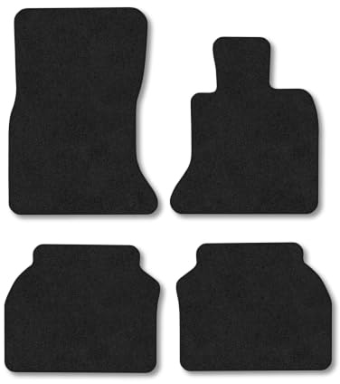 Fits BMW 5 Series GT (2009-2017) Carpet Car Mats | Black Edge Trim Tailored Fit Floor Mats Full Coverage Protection Accessories Easy Clean Anti Slip Made in the UK