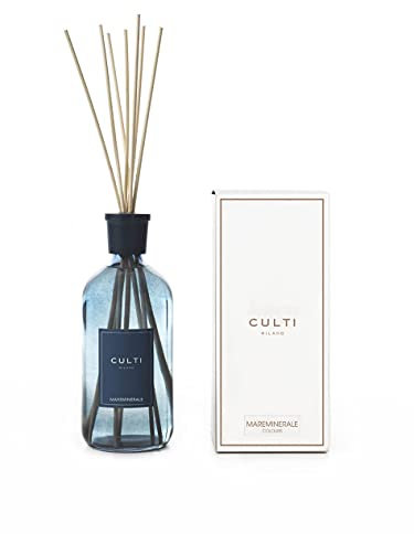 Culti Stile Colours Diffusor Mareminerale, in der Farbe Blau, Duftnote: aromatisch und marin, Inhalt: 1000ml, Größe: 24 x 9,5cm