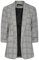 PIECES PCBOSS 3/4 Printed Blazer Noos, Noir/Carreaux, L Femmes
