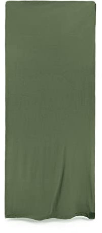 Alephnull Fleece Schlafsack Fleece Decke Wandern Camping (180x80cm, Armeegrün)