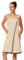 Sowel® Saunakilt Damen, 100% Bio-Baumwolle, Saunahandtuch mit Klettverschluss und Gummizug, Saunatuch Knielang, 80 x 130 cm, Sand/Navy