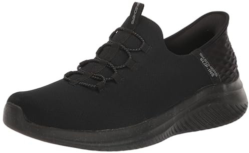 Skechers Summits High Range, Zapatillas Hombre, Black Mesh Trim Black, 40 EU