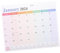SOLUSTRE Magnetischer Kalender 2024 Hängekalender 2024–2025 Whiteboard-monatsplaner Hängender Wandkalender Tischkalender 2024 Weißer Karton Kühlschrankmagnet Magnetische Anziehungskraft