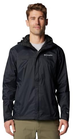 Columbia Herren Watertight 2 Jacket Wasserdichte Regenjacke, Schwarz, M EU