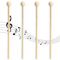 Ensemble de maillets en bois pour marimba, glockenspiel, xylophone et carillons, idéal pour les percussionnistes : 4 pièces de qualité professionnelle