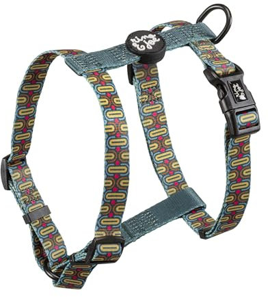 Rino&Joe Pettorina Ad H Regolabile – Leggera, Confortevole, Resistente per Cani e Gatti di Piccola,Media,Grande Taglia | Ottima per Passeggiate, Escursioni | Distribuzione del Peso Uniforme | M Disco