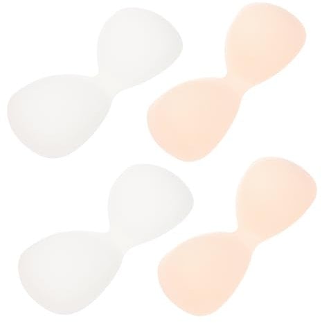 SAFIGLE 4pcs Underwear Pads Bra Insert Pads Sew in Bra Cups for Dresses Women Bra Inserts Bra Pads Inserts Bra Accessories Women Bra Pads Replacement Bra Inserts Bra Cups Inserts
