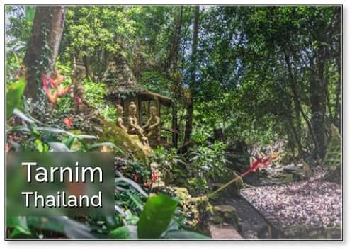 Tarnim and Magic Gartenstatue Koh Samui Island Thailand Kühlschrankmagnet