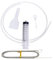 5Pcs Fridge Dredger and Cleaning Set,Fridge Emptying Dredger and Cleaning Set,Fridge Drain Hole Cleaning Tool,Refrigerator Drain Unblocker Pipe Blocked Dredging Cleaner, Fridge Cleaning Syringe Kit