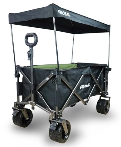 FROSAL Bollerwagen Theo faltbar Hund Kinder Hunde Strandwagen Transportwagen Hundewagen Strand