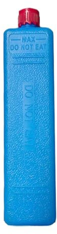AUklOPVZZ Paquete de hielo Universal de 5 piezas para ventiladores de aire acondicionado, muy buen aislamiento del frío, caja de cristal de hielo de PE reutilizable segura, Pequeño - Cubierta roja