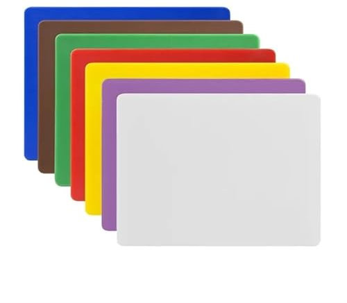 Hygiplas Low Density Small Chopping Boards - 229x305x12mm (Set 7)