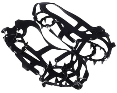 BESTYASH Snow Shoes Ice Grips Tooth Silicone Crampons Non-slip for Outdoor Indoor Use