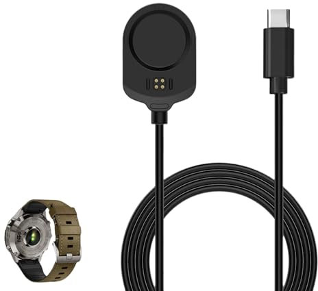 Ersatz USB-C Ladegerät 100cm Ladekabel kompatibel mit Garmin MARQ 2 Series Athlete/Adventurer/Captain/Golfer/Aviator/Driver/Commander Safety