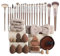 Pinceaux De Maquillage - Ensemble D'outils De Maquillage 40 Pièces | Accessoires De Maquillage Pour Débutants | Éponge De Maquillage | Bandeau De Cheveux | Pinceau De Maquillage
