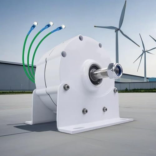 Cplsntaeam 10000W Wechselstrom-Magnetgenerator, 3-phasiger getriebeloser Permanentmagnetgenerator, Permanentmagnetgenerator, Lichtmaschine,220V-24V